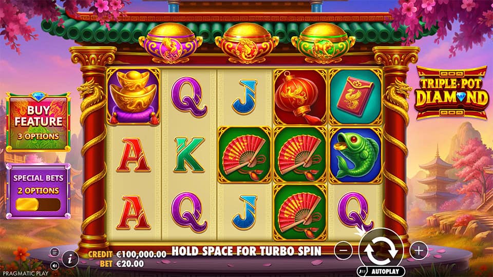 Triple Pot Diamond slot game preview