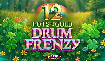 12 Pots of Gold Drum Frenzy Slot Demo by Gameburger Studios slot cover image