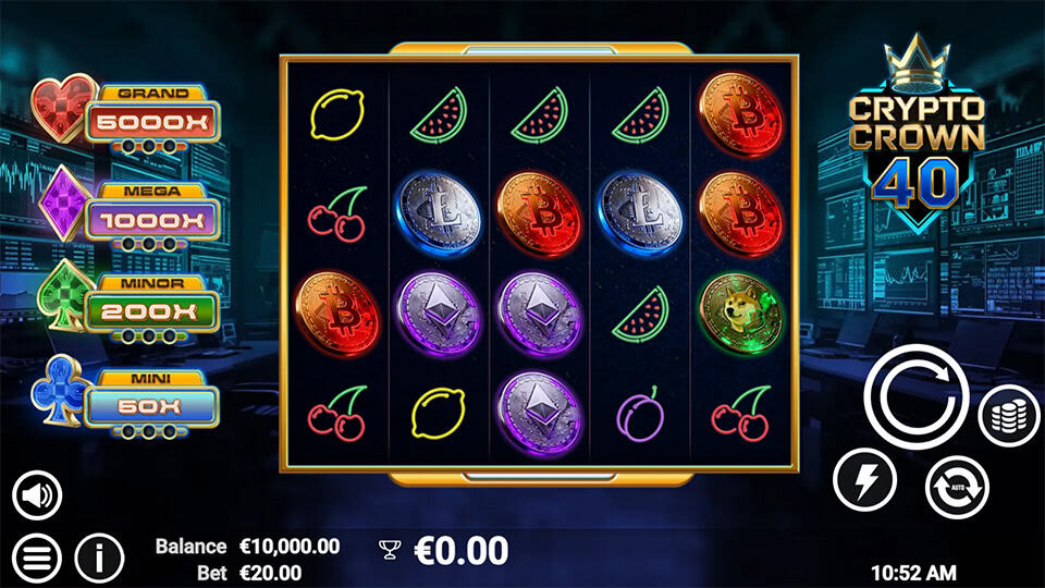 Crypto Crown 40 slot game preview 1