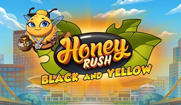Honey Rush Black and Yellow Slot Demo by Play’n GO slot cover image