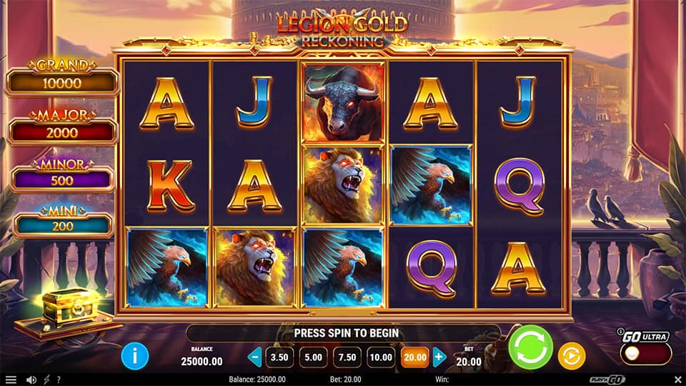 Legion Gold Reckoning slot game preview 1