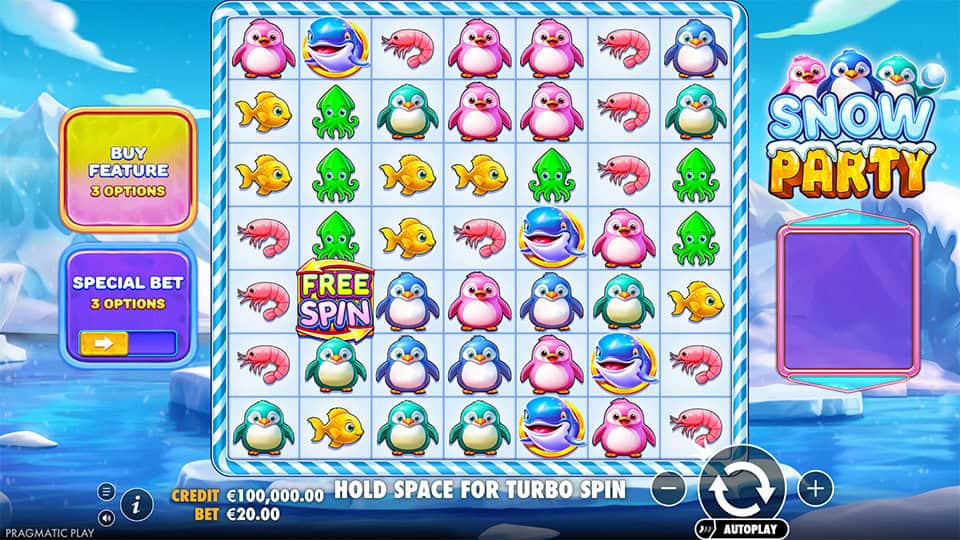 Snow Party slot game preview