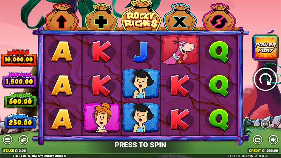 The Flintstones Rocky Riches slot game preview 1