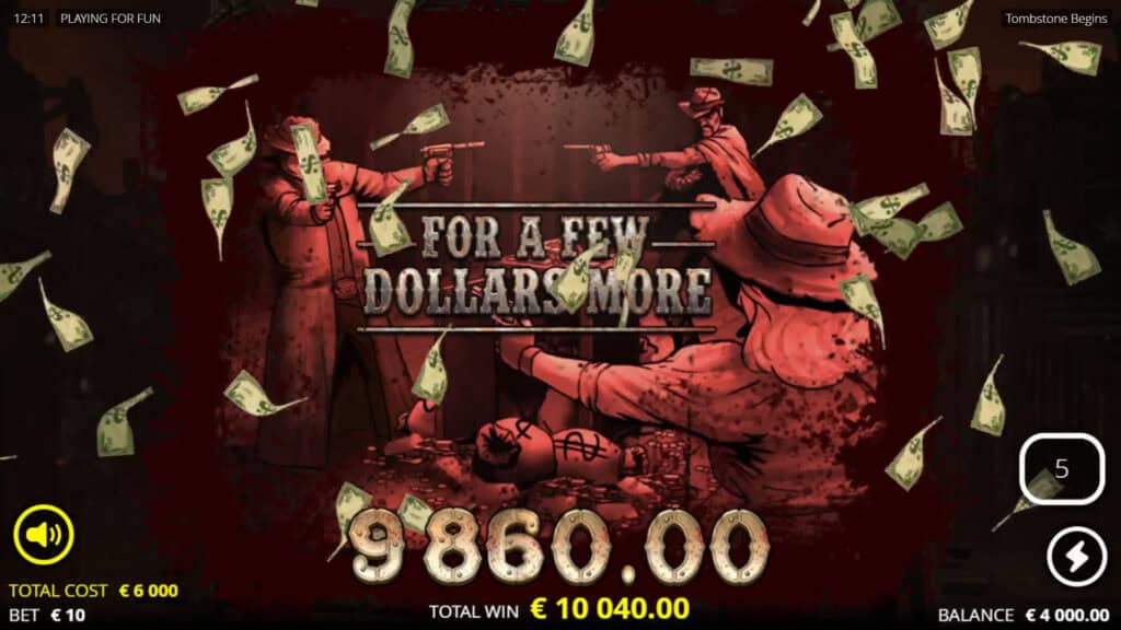 Tombstone Begins slot big win