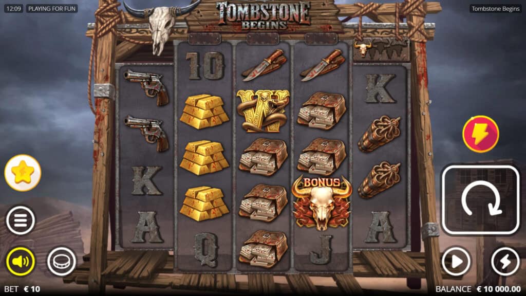 Tombstone Begins slot game preview