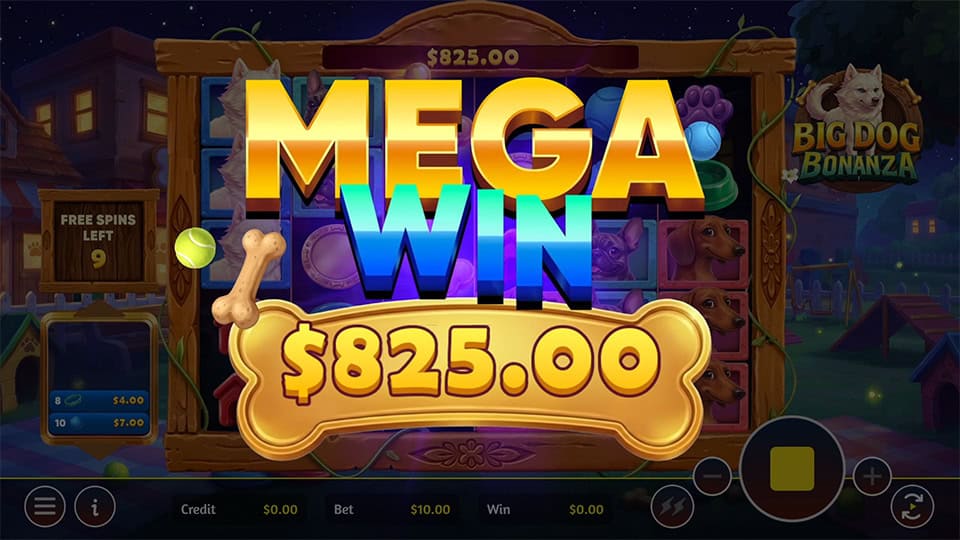 Big Dog Bonanza slot big win