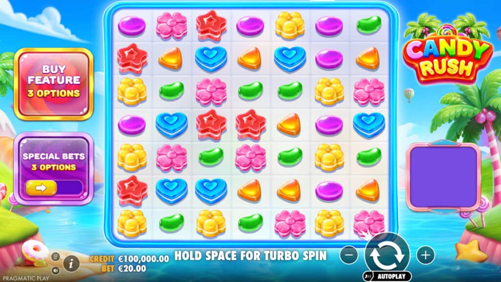 Candy Rush Pragmatic Play slot game preview