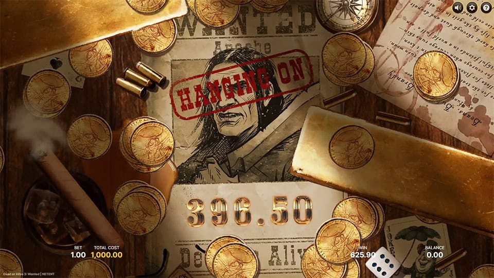 Dead or Alive 3 Wanted slot big win