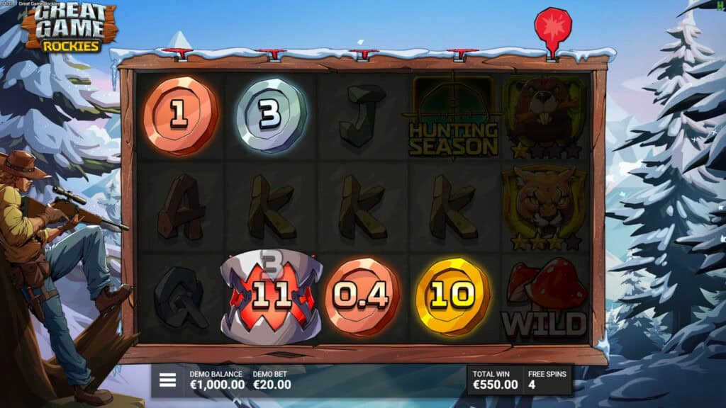 Great Game Rockies slot feature collector