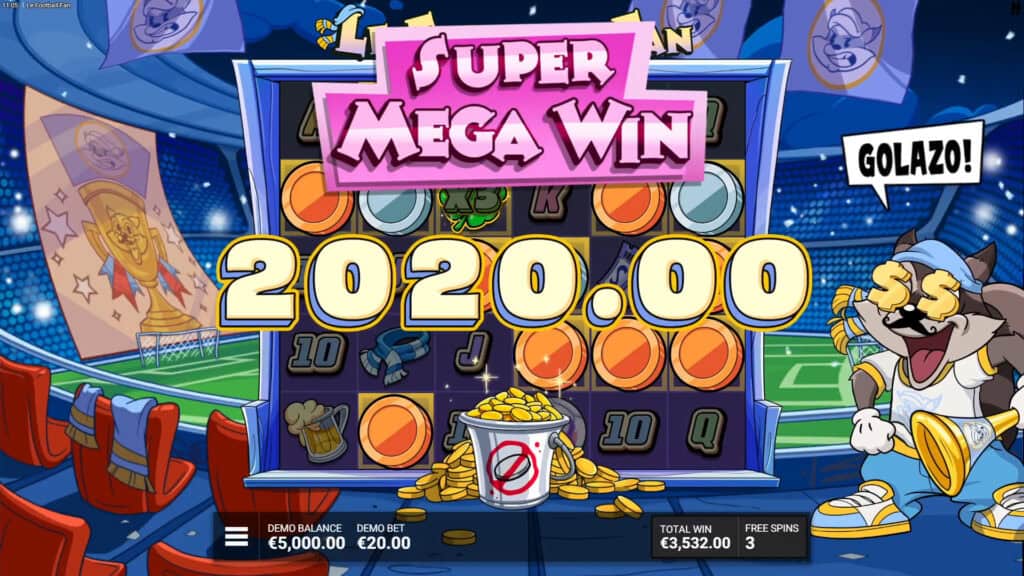 Le Football Fan slot big win