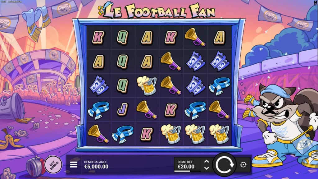 Le Football Fan slot game preview