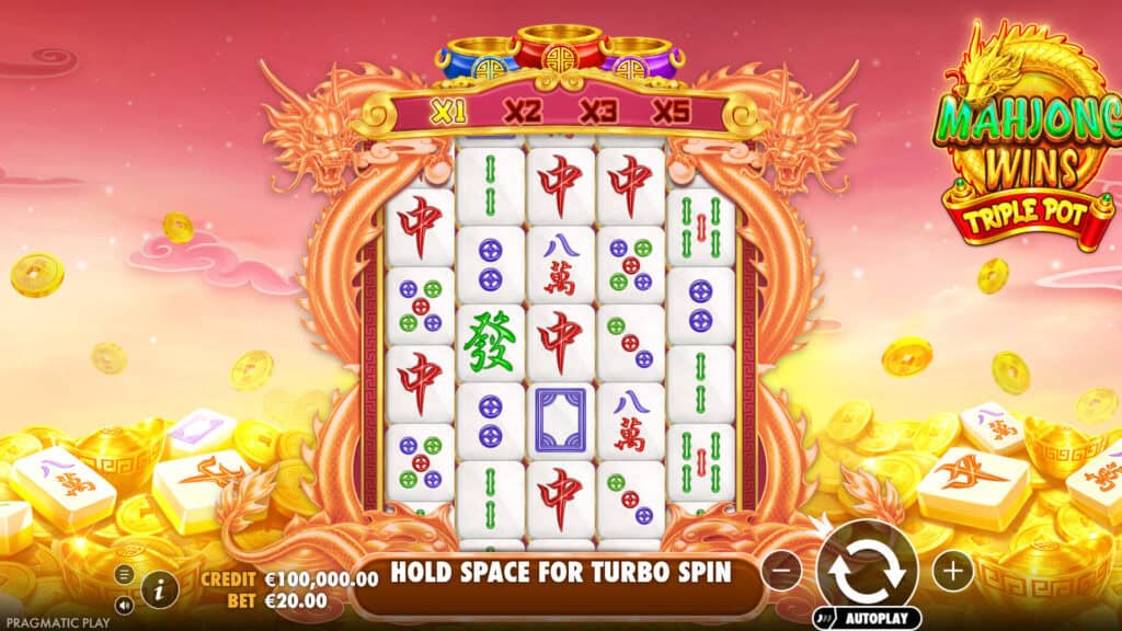 Mahjong Wins Triple Pot slot game preview
