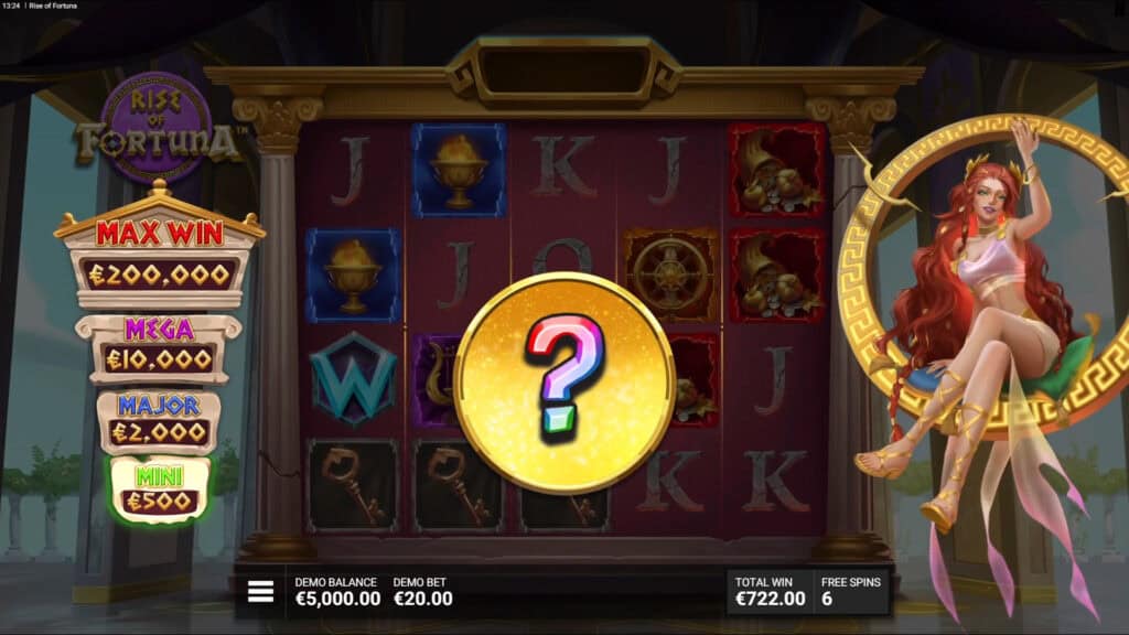 Rise of Fortuna slot feature mystery