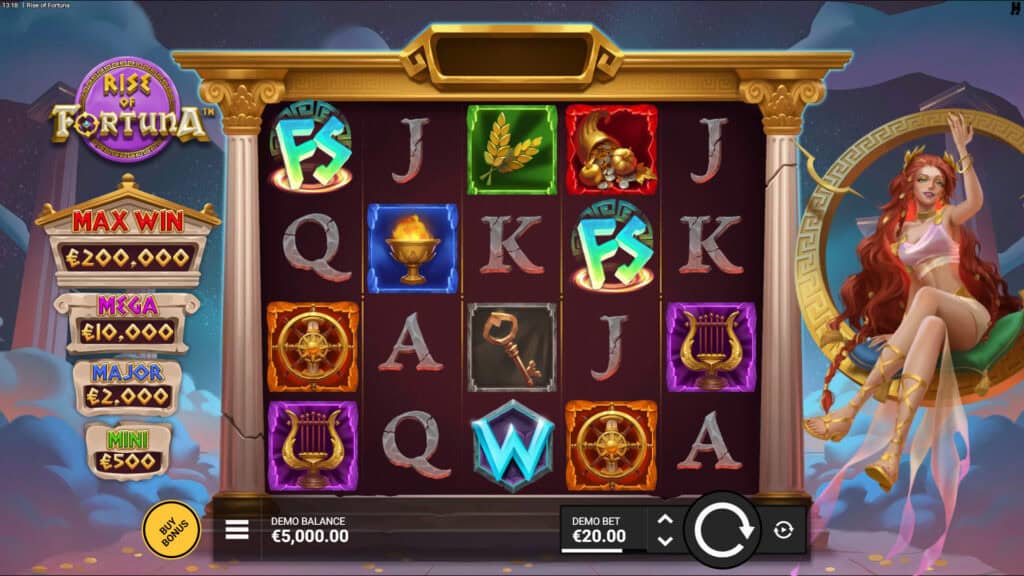 Rise of Fortuna slot game preview