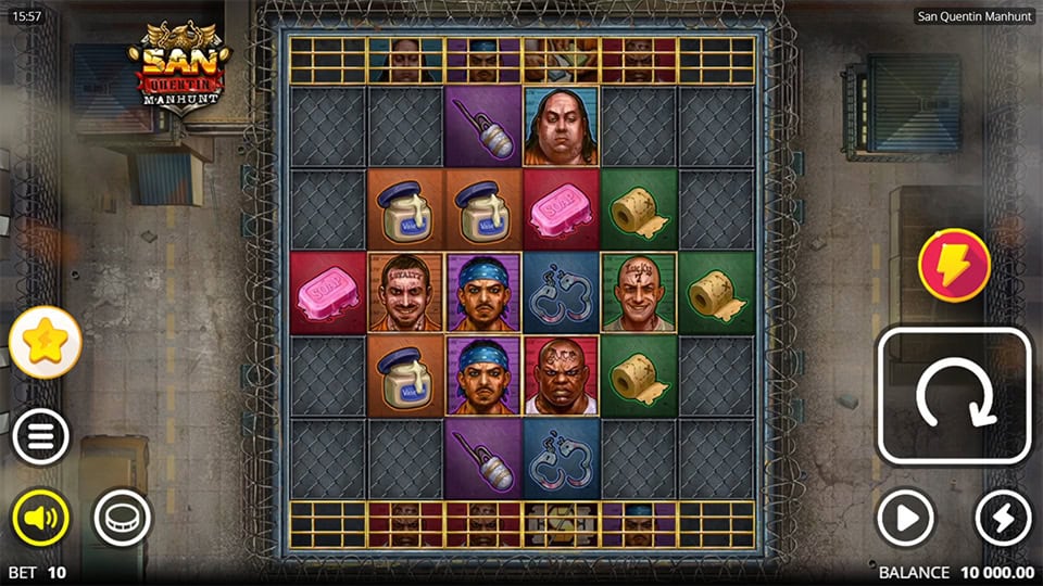 San Quentin Manhunt slot game preview