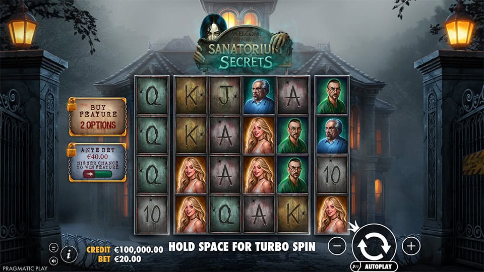 Sanatorium Secrets slot game preview