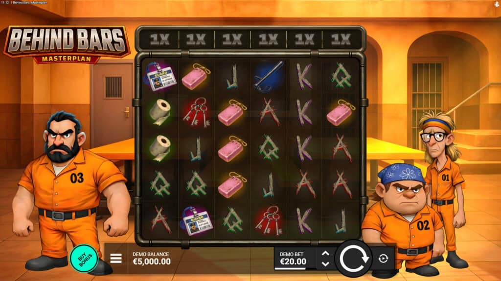 Behind Bars Masterplan slot game preview 1