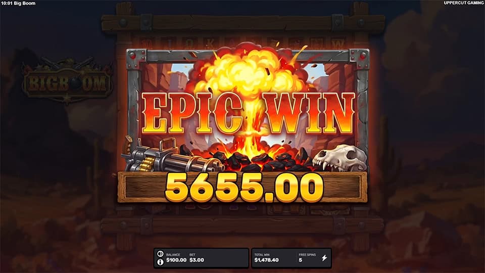 Big Boom slot big win