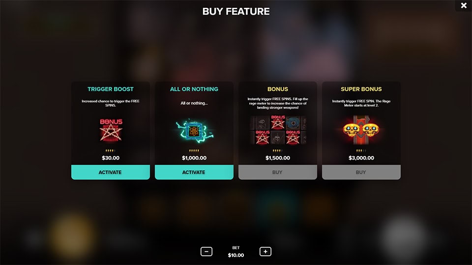 Boom slot bonus buy