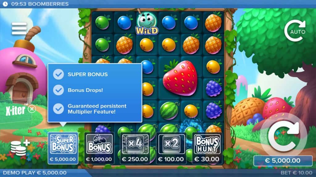 Boomberries slot bonus buy