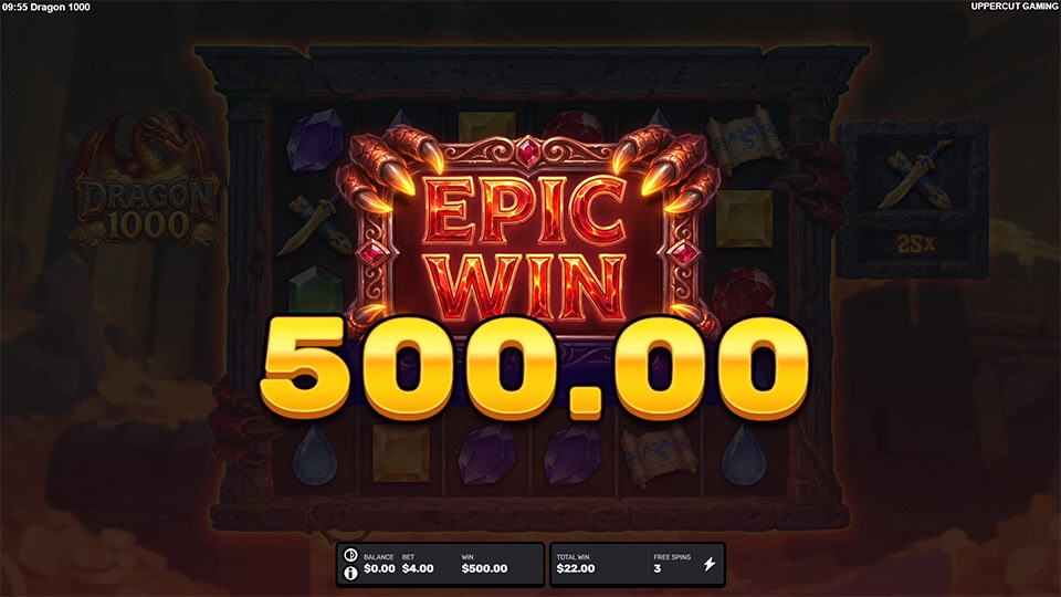 Dragon 1000 slot big win