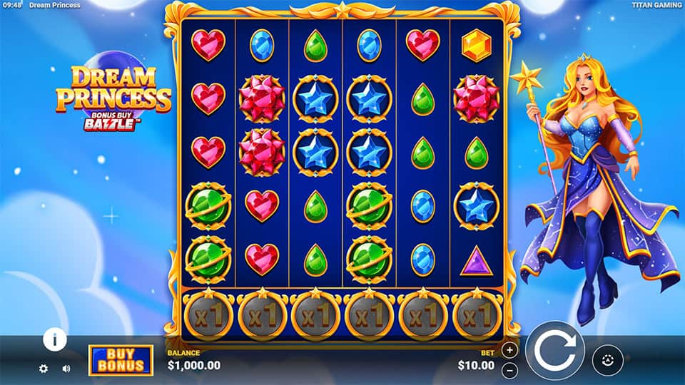 Dream Princess slot game preview