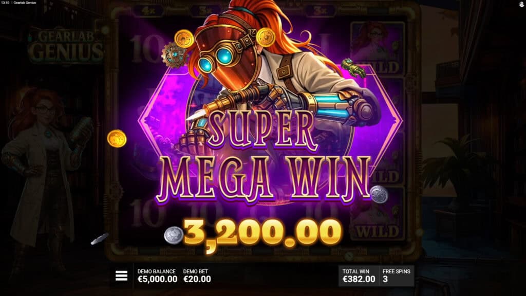 Gearlab Genius slot big win