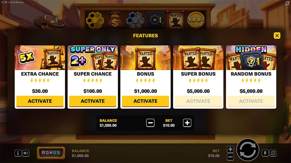 Gold Raiders slot bonus buy