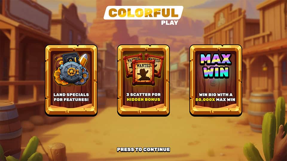Gold Raiders slot intro screen