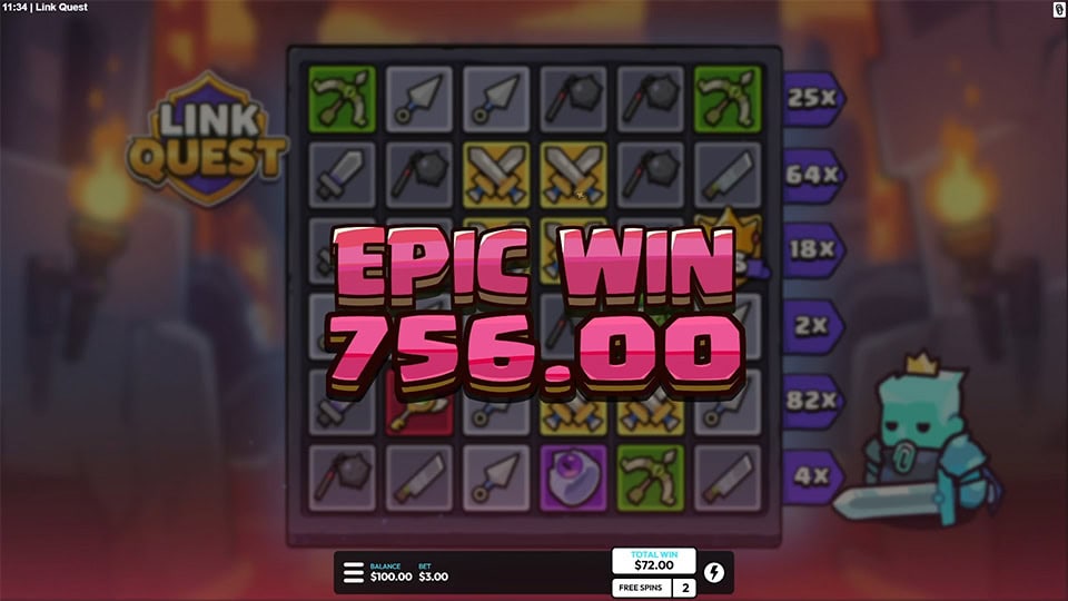 Link Quest slot big win