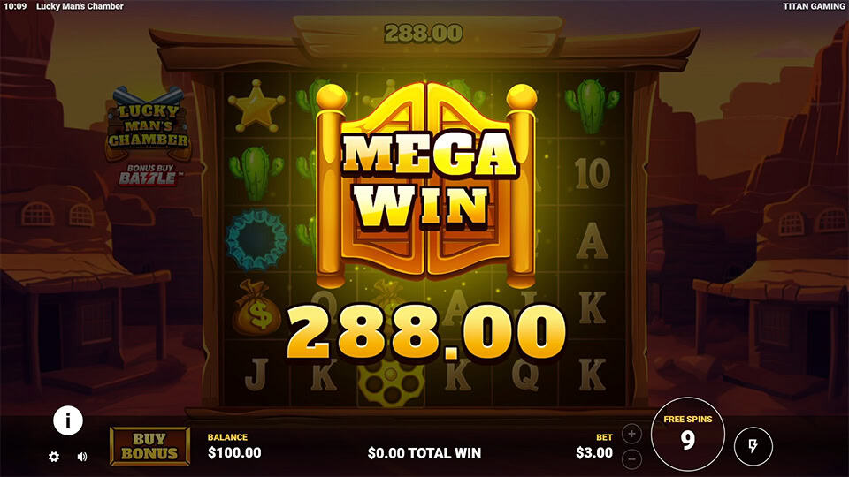 Lucky Mans Chamber slot big win
