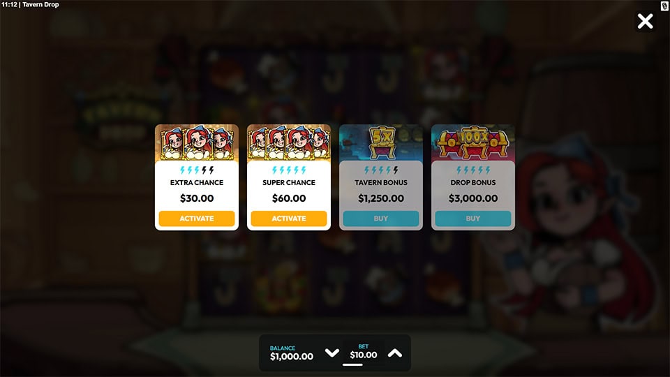 Tavern Drop slot bonus buy
