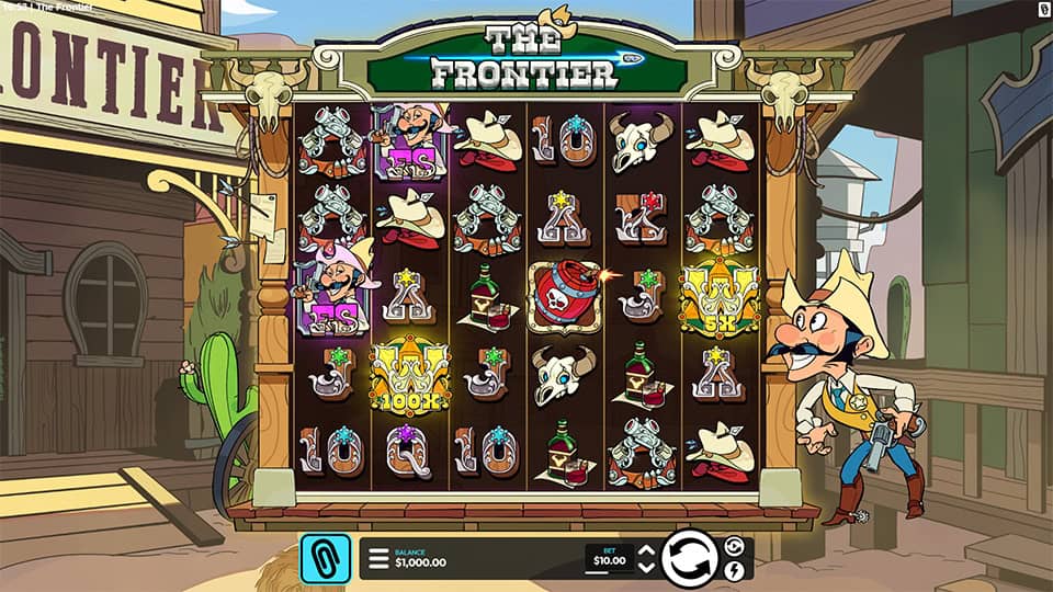 The Frontier slot game preview