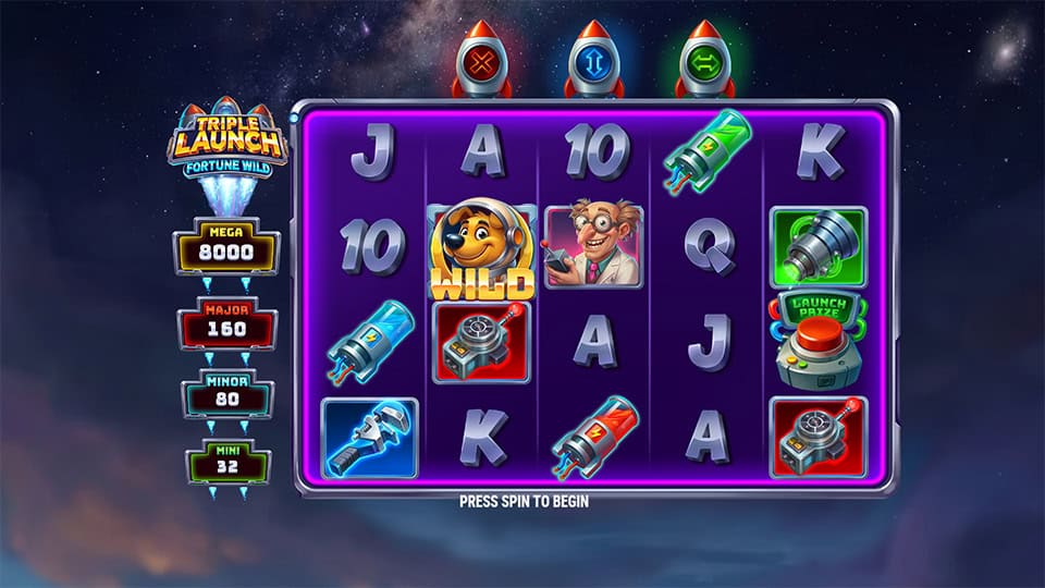 Triple Launch Fortune Wild slot game preview 1