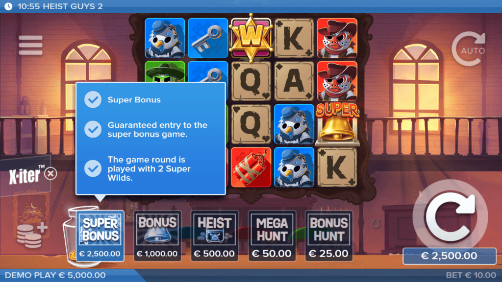 Elk studios heist guys 2 bonus buy