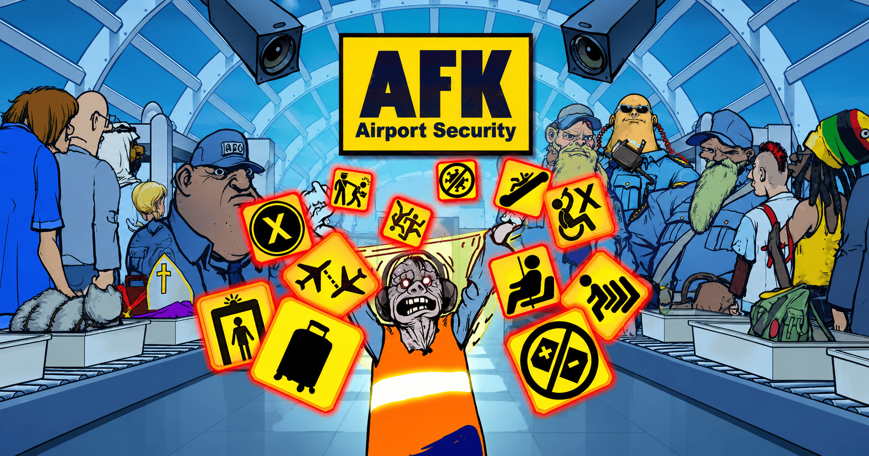 AFK Airport Security Slot Demo by NoLimit City slot cover image