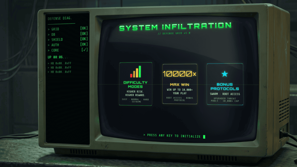0daygames system infiltration slot game preview 1
