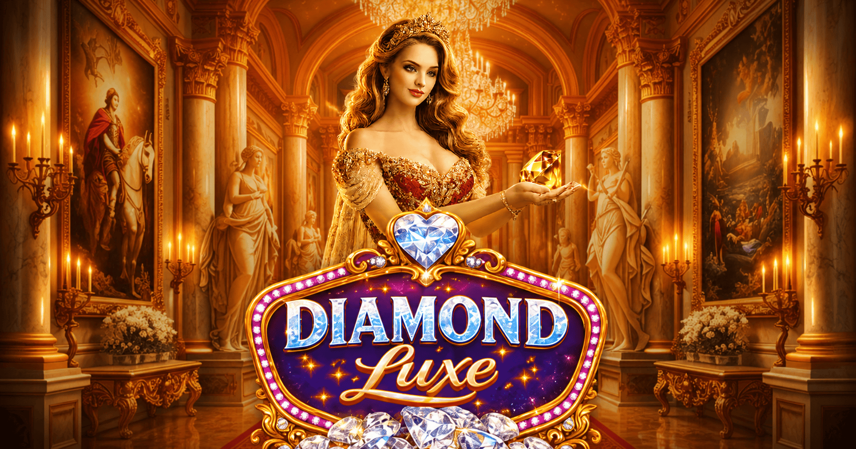 Diamond Luxe Slot Demo by 18 Gaming slot cover image