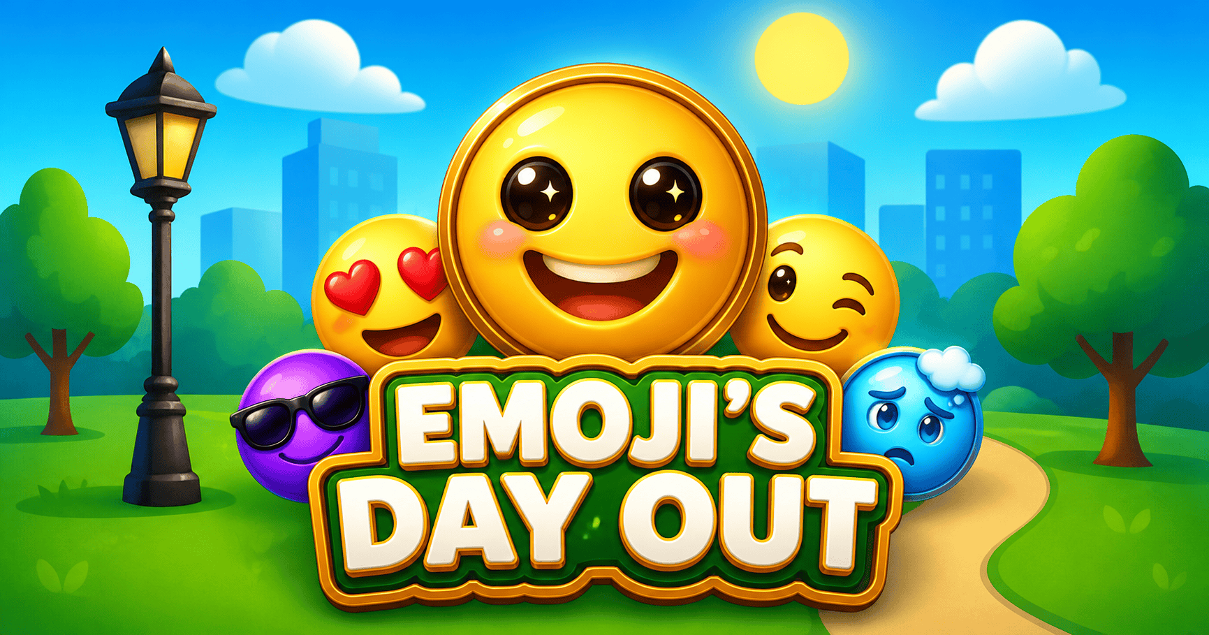 Emoji’s Day Out Slot Demo by 18 Gaming slot cover image