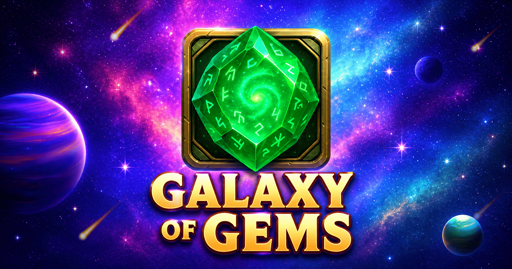 Galaxy of Gems Slot Demo by 18 Gaming slot cover image