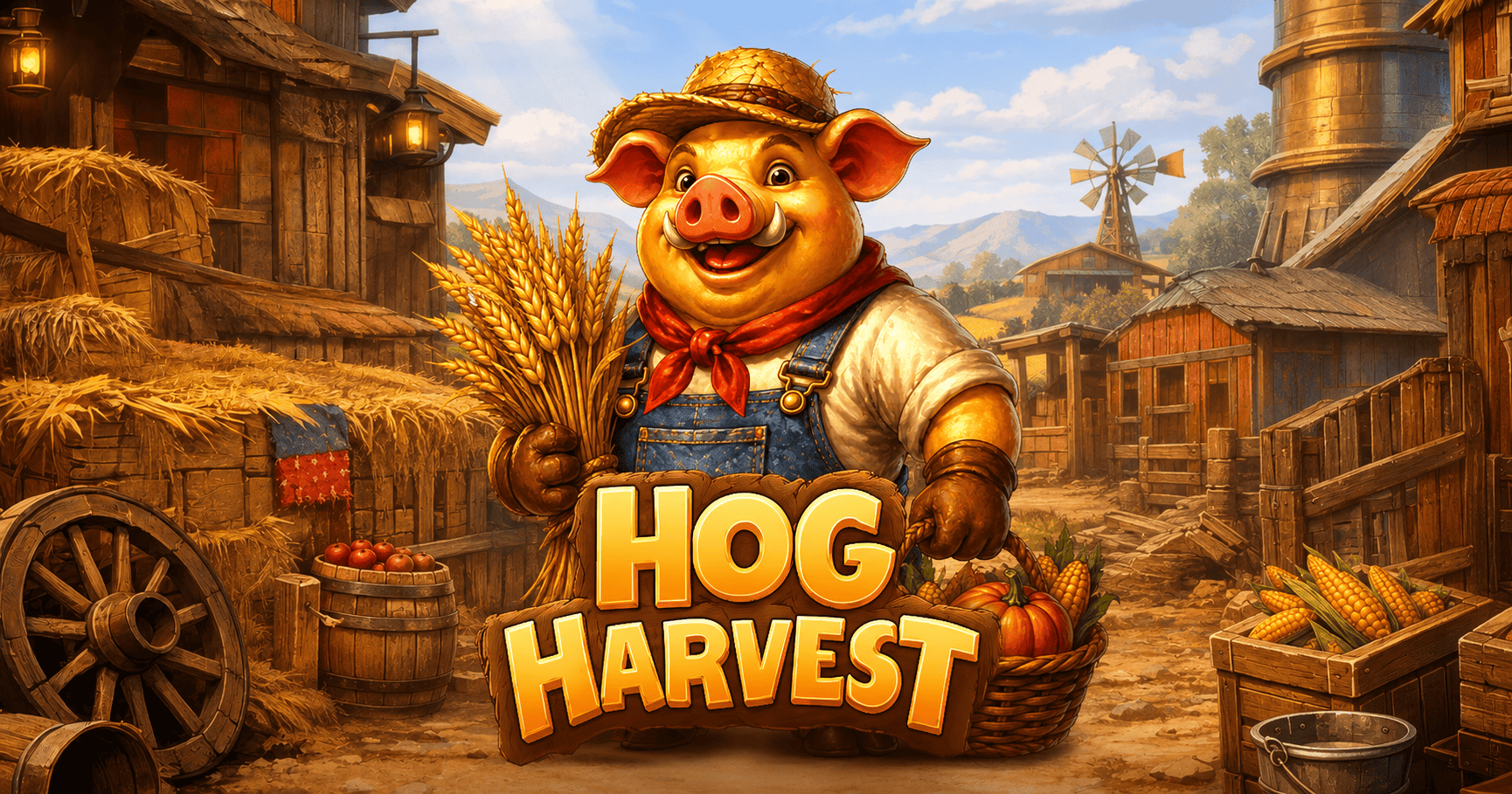 Hog Harvest Slot Demo by 18 Gaming slot cover image