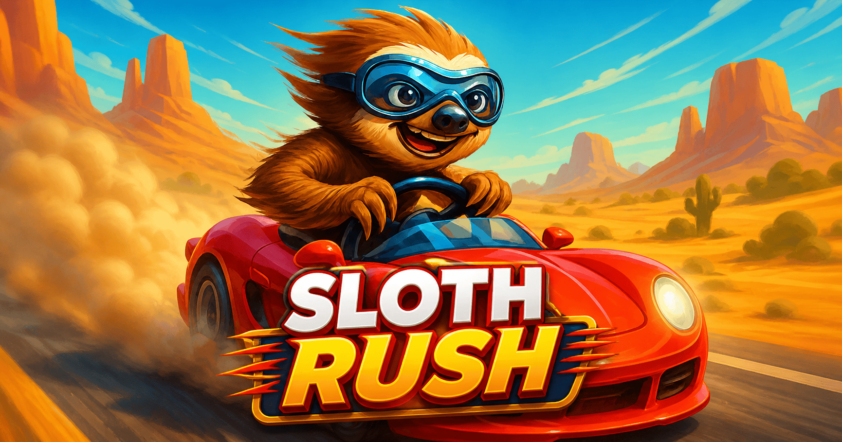 Sloth Rush Slot Demo by 18 Gaming slot cover image