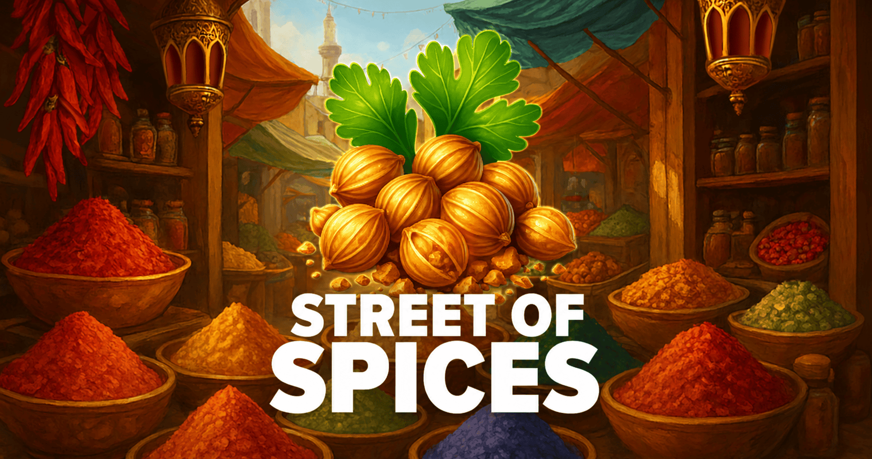 Street of Spices Slot Demo by 18 Gaming slot cover image