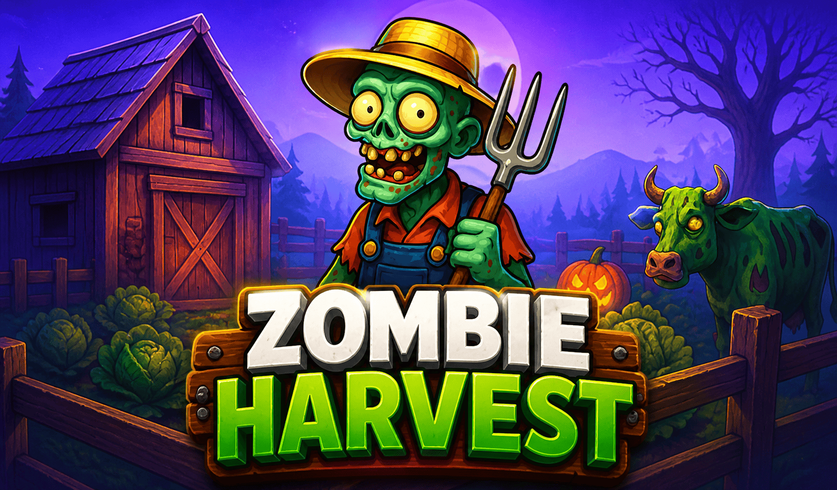 Zombie Harvest Slot Demo by 18 Gaming slot cover image