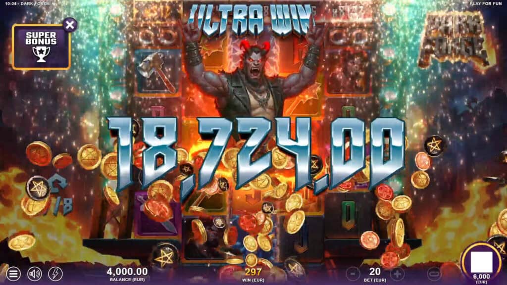 Dark Forge slot big win
