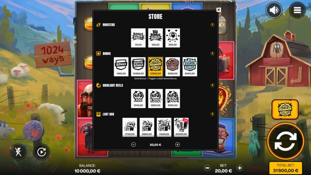 Sheeple slot bonus buy
