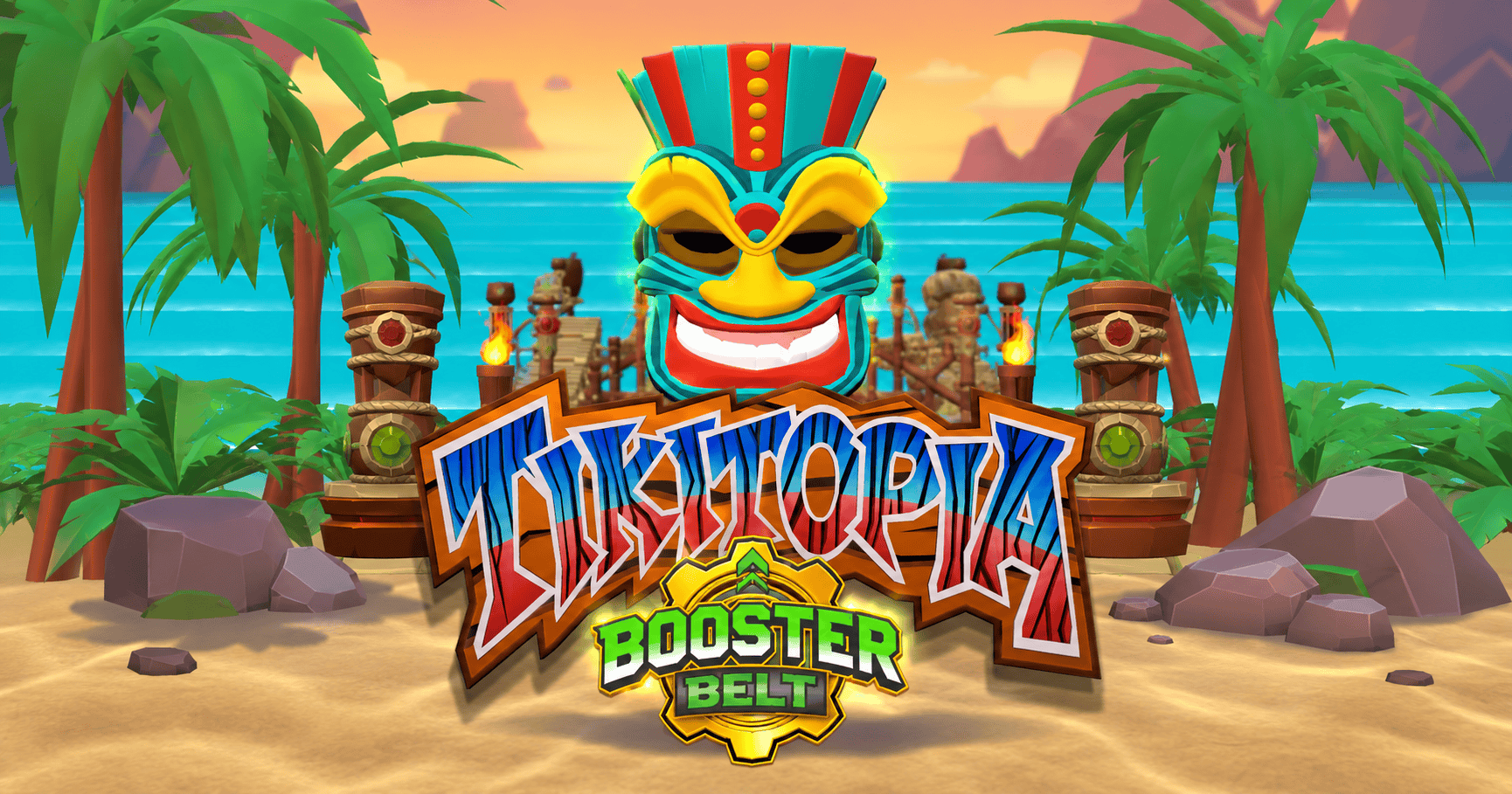 Tikitopia BoosterBelt Slot Demo by Aloha Gaming slot cover image
