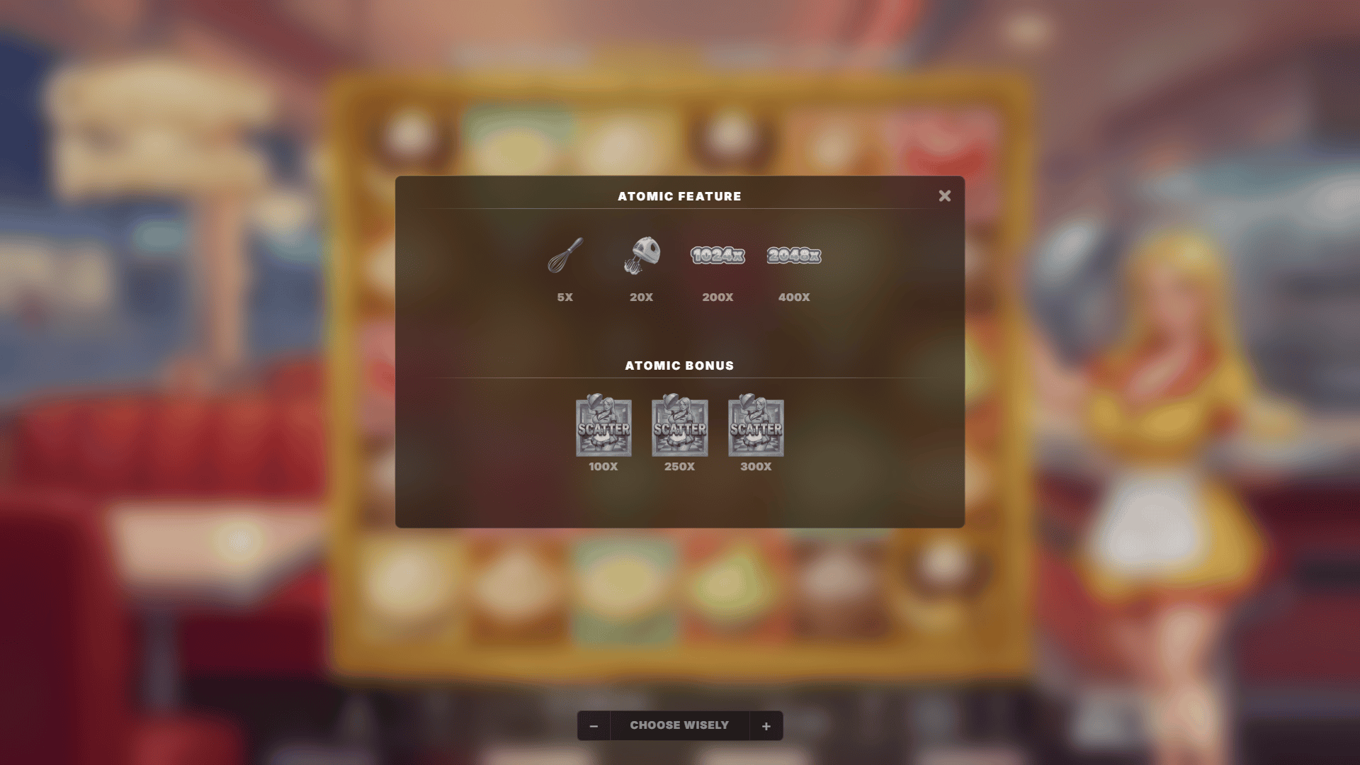 Creampie Bonanza bonus buy menu