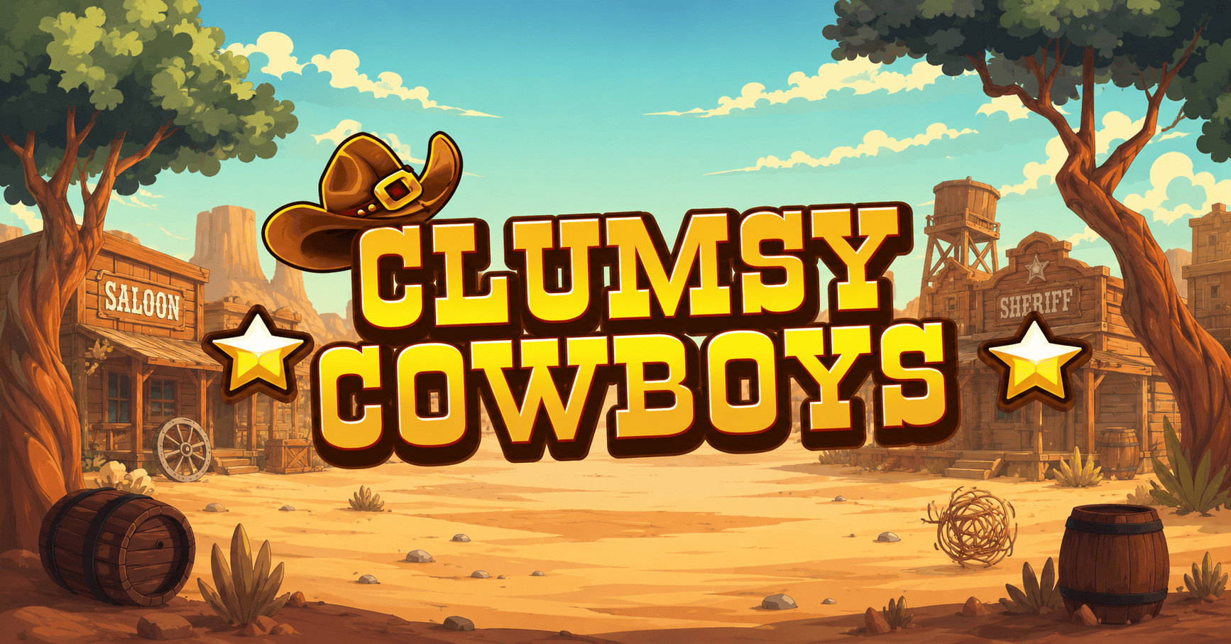 Clumsy Cowboys Slot – Demo & Review slot cover image