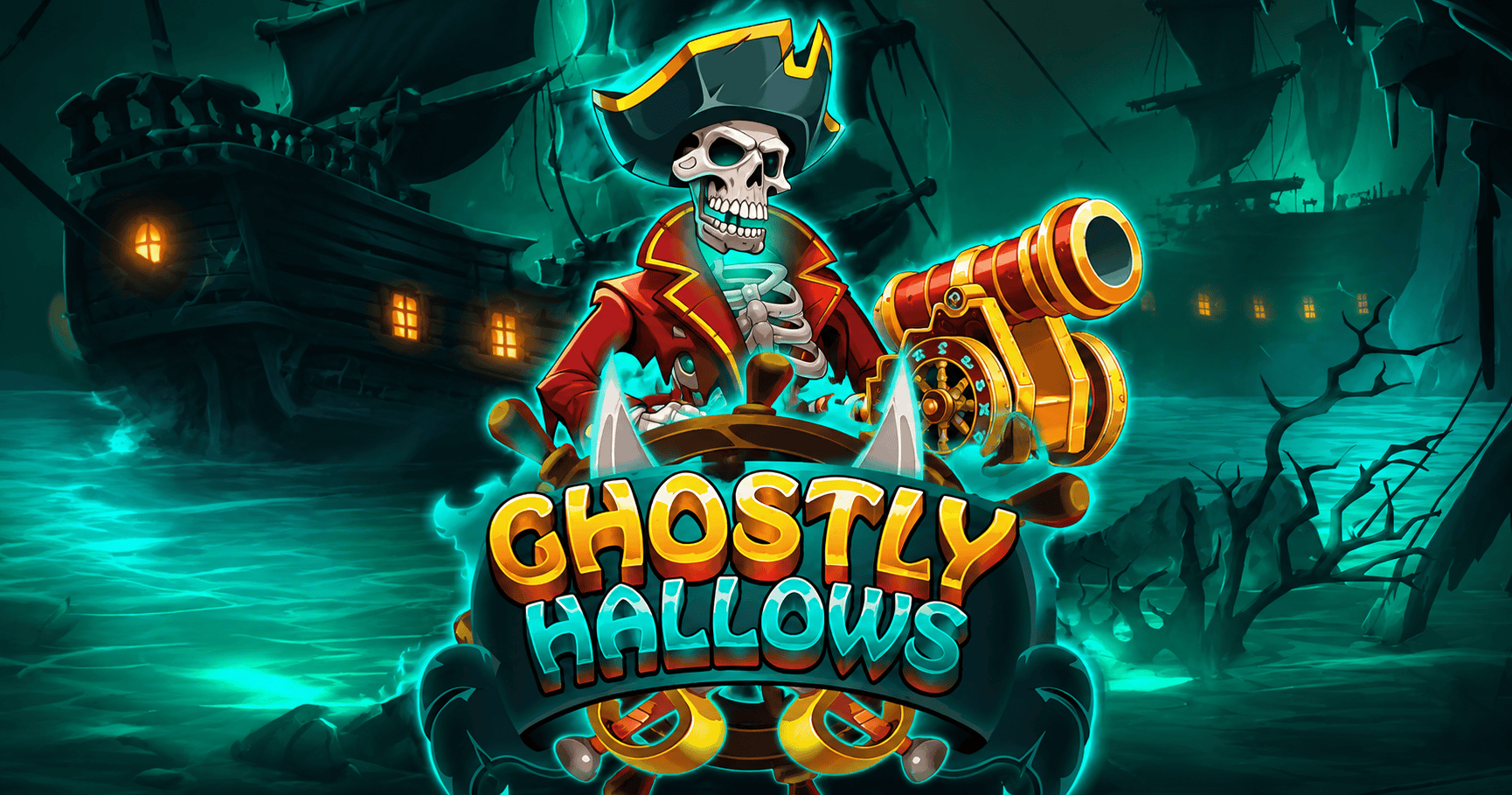 Ghostly Hallows Slot Demo by Backseat Gaming slot cover image